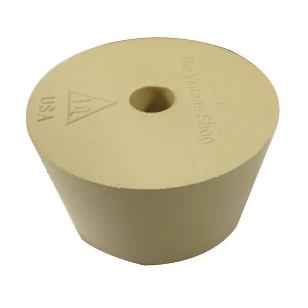 Rubber stopper with airlock hole (for plastic carboy)